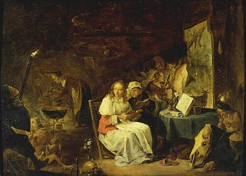 Incantation Scene, 1670, David Teniers le Jeune