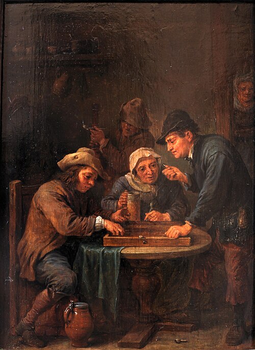 Joueurs de trictrac, , David Teniers le Jeune