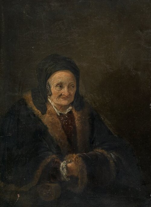 Old woman in an armchair, 1650, David Teniers le Jeune