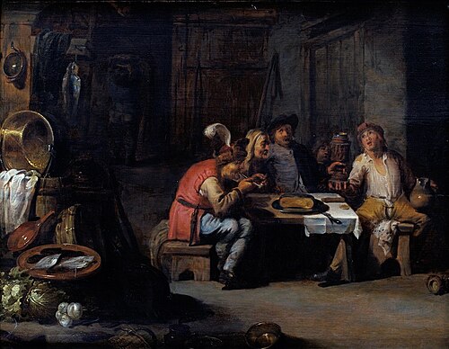 Interior of an Alehouse, 1635, David Teniers le Jeune