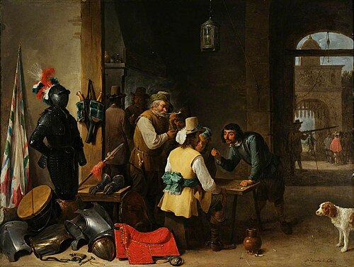 A Guard Room Interior, 1647, David Teniers le Jeune