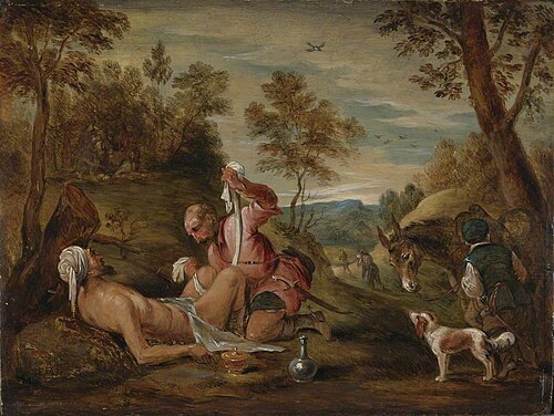 The Good Samaritan (after Francesco Bassano), 1650, David Teniers the Younger