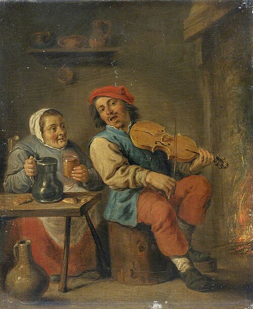The Fiddler, , David Teniers le Jeune