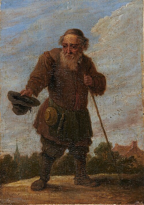 An old Beggar, , David Teniers the Younger