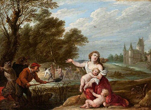 Latona and the Lycian Peasants, , David Teniers the Younger