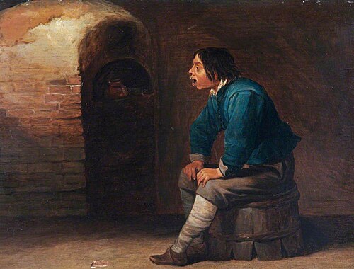 Out-Gaping an Oven, , David Teniers the Younger