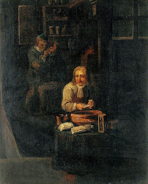 A Man Preparing a Plaster, , David Teniers the Younger
