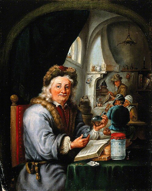 An Alchemist in His Laboratory, , David Teniers the Younger