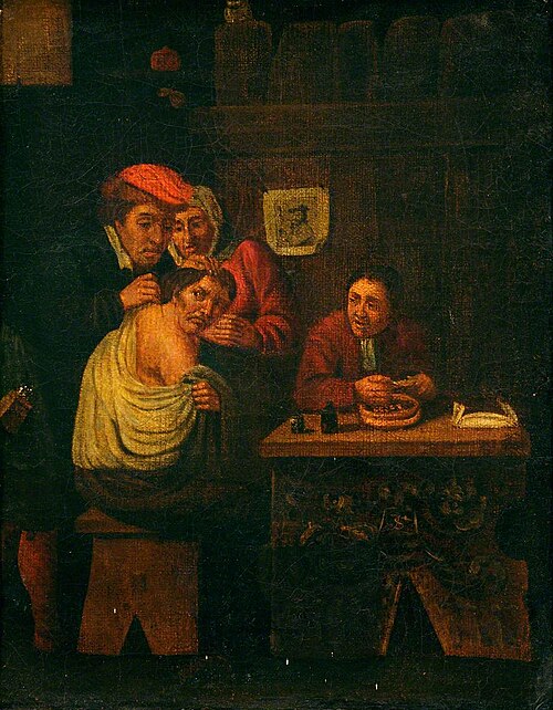 A Surgeon Operating on a Man's Shoulder, , David Teniers the Younger