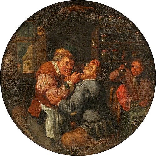 A Surgeon Extracting a Tooth, , David Teniers the Younger