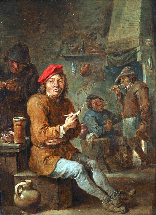 Boors Smoking, , David Teniers the Younger