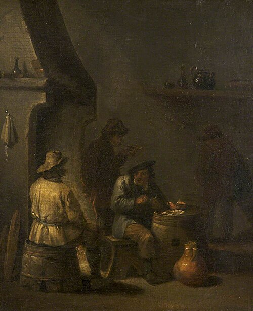 Interior, , David Teniers the Younger