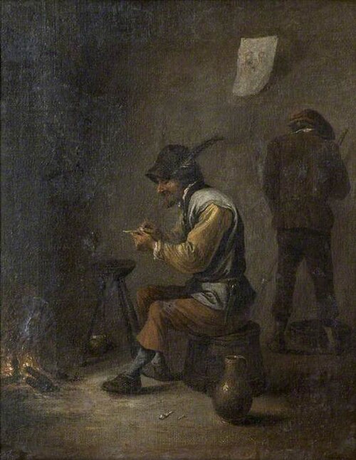 Peasants in an Interior, , David Teniers le Jeune