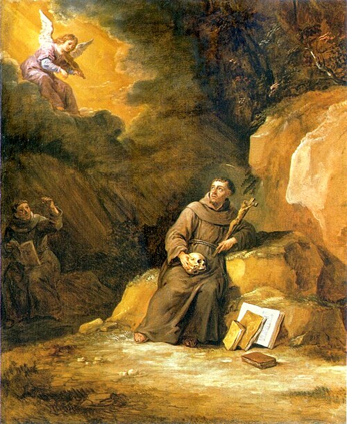 L'Extase de Saint-François., 1650, David Teniers le Jeune