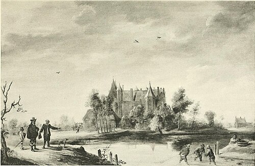 View of Castle Vilvoorde, 1650, David Teniers the Younger