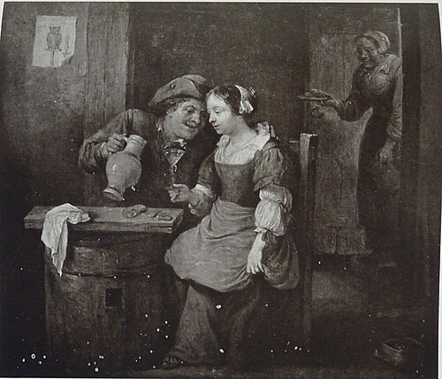 A Young Couple, drinking, 1660, David Teniers the Younger