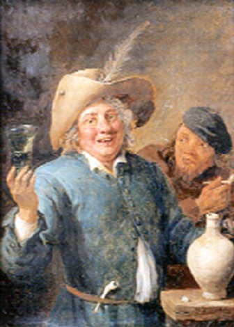The Merry Drinker, 1665, David Teniers the Younger