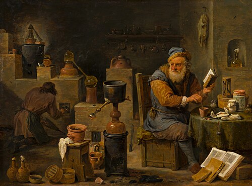 L'alchimiste, 1650, David Teniers le Jeune