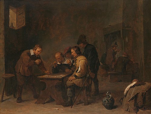 The Gamblers, 1640, David Teniers the Younger