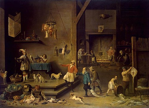 The Kitchen, 1646, David Teniers le Jeune