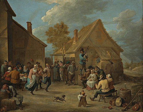 Village feast, 1651, David Teniers the Younger