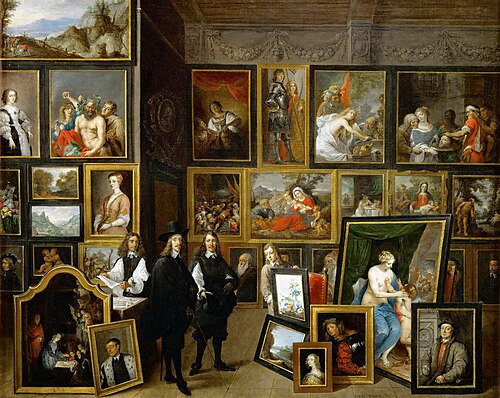 L'Archiduc Léopold-Guillaume dans sa galerie à Bruxelles, 1653, David Teniers le Jeune