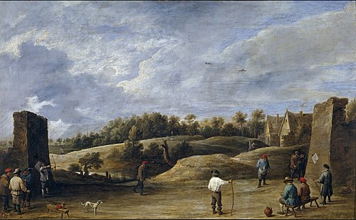 Le Tir à l'arc, 1645, David Teniers le Jeune