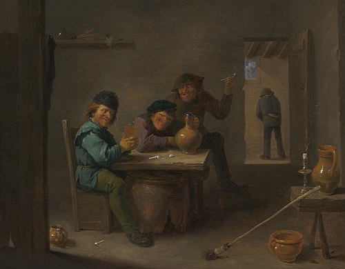 Peasants in a Tavern, 1633, David Teniers the Younger
