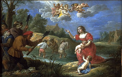 Latona and the Frogs, 1640, David Teniers le Jeune