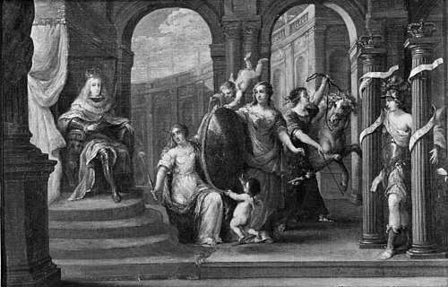 Allegory on the Crowning of Charles II, 1657, David Teniers the Younger