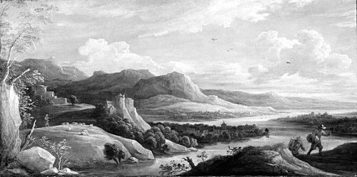 Mountain Scene with a River, 1650, David Teniers the Younger