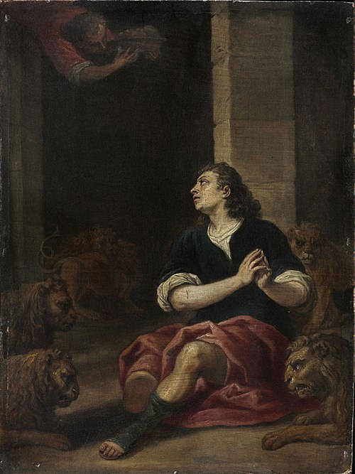 Daniel in the Lions' Den, 1655, David Teniers the Younger