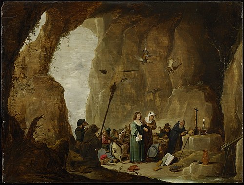 The Temptation of St. Anthony, 1650, David Teniers the Younger