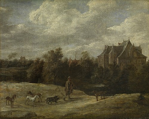 Returning from the Hunt, 1670, David Teniers the Younger