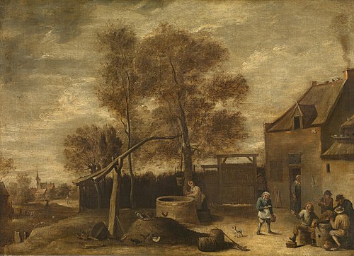 In the farmyard, 1650, David Teniers the Younger