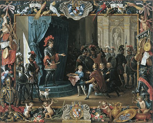 The Submission of the Sicilian Rebels to Antonio de Moncada in 1411, 1663, David Teniers the Younger