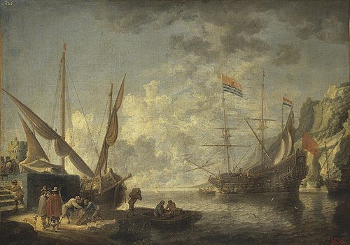 Sea Harbour, 1650, David Teniers le Jeune