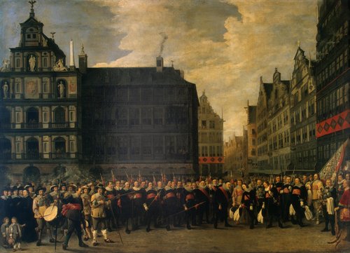 Portrait of the Members of the Guild ''Oude Voetboog'' ("Old Arbalest") in Antwerp, 1643, David Teniers the Younger