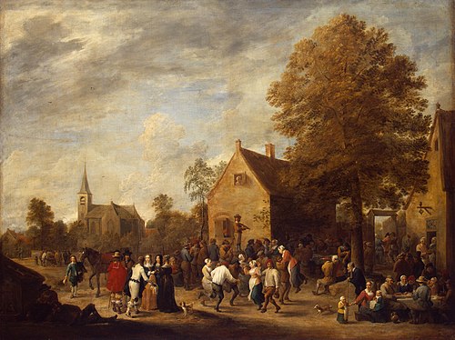 Rural Feast, 1648, David Teniers the Younger