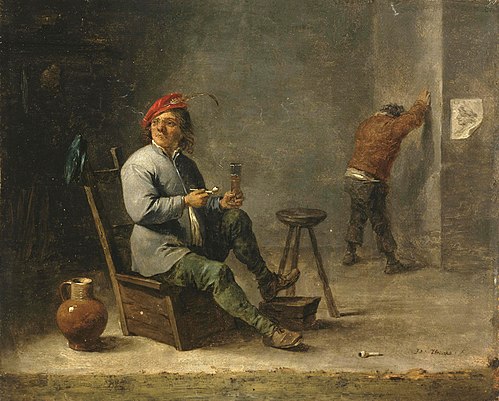 Smoker, 1645, David Teniers the Younger