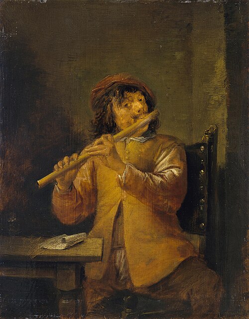 Flautist, 1630, David Teniers the Younger