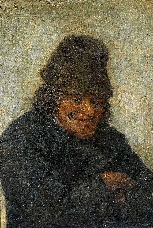 Laughing Peasant, 1630, David Teniers the Younger