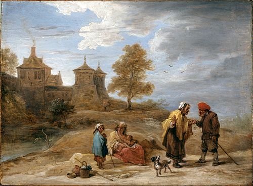 Gypsies in a Landscape, 1670, David Teniers the Younger