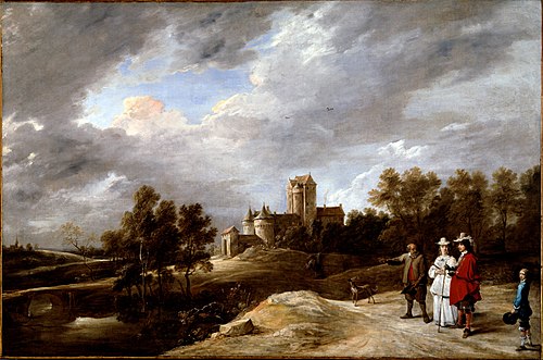 A Castle and its Proprietor, 1650, David Teniers the Younger