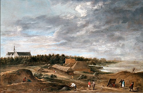 Brickmakers near Hemiksem, 1690, David Teniers the Younger
