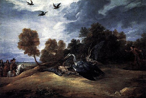 Heron Hunting with the Archduke Leopold William, 1654, David Teniers the Younger