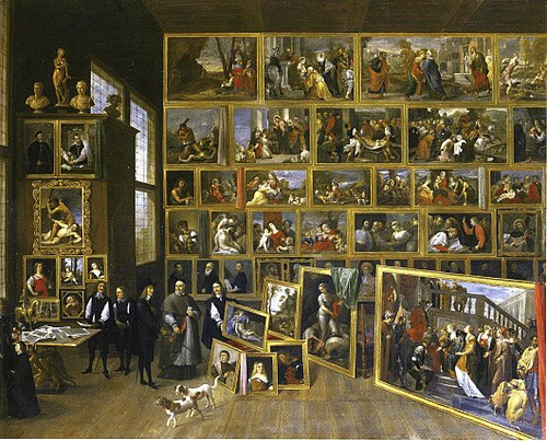 L'Archiduc Léopold-Guillaume dans sa galerie à Bruxelles, 1651, David Teniers le Jeune