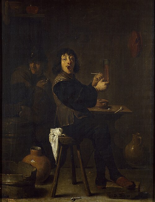 The Gleeful Soldier, 1631, David Teniers le Jeune