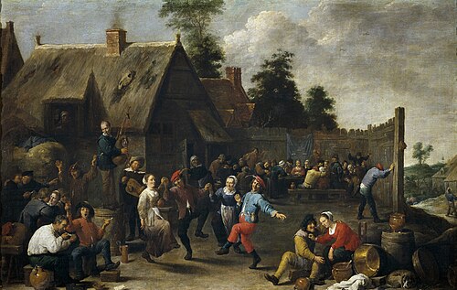Village Festival and Feast, 1637, David Teniers le Jeune