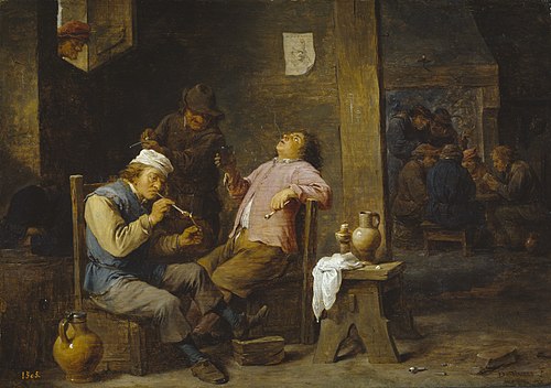 Smokers and Drinkers, 1652, David Teniers le Jeune